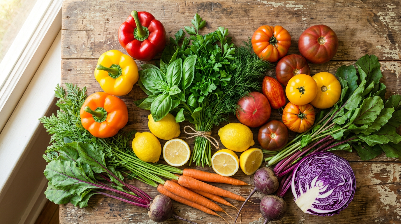 Frische, regionale Zutaten werden sorgfältig verarbeitet