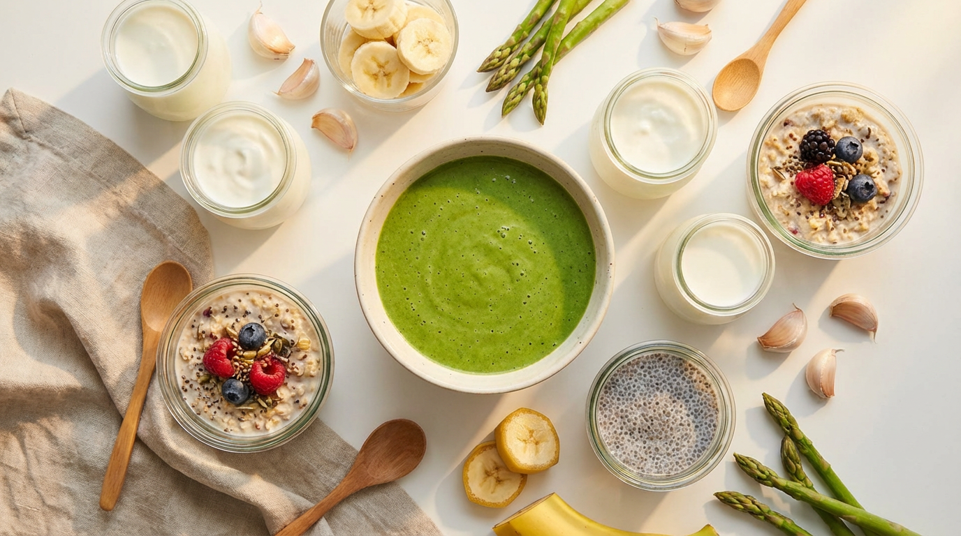 Probiotikareiche Mahlzeiten für die Verdauungsgesundheit