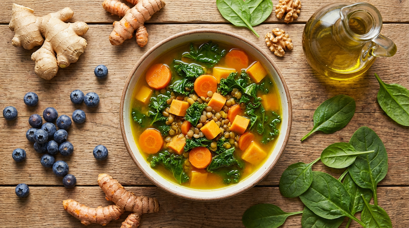 Entzündungsarme Mahlzeiten für aktive Bewegungsroutine